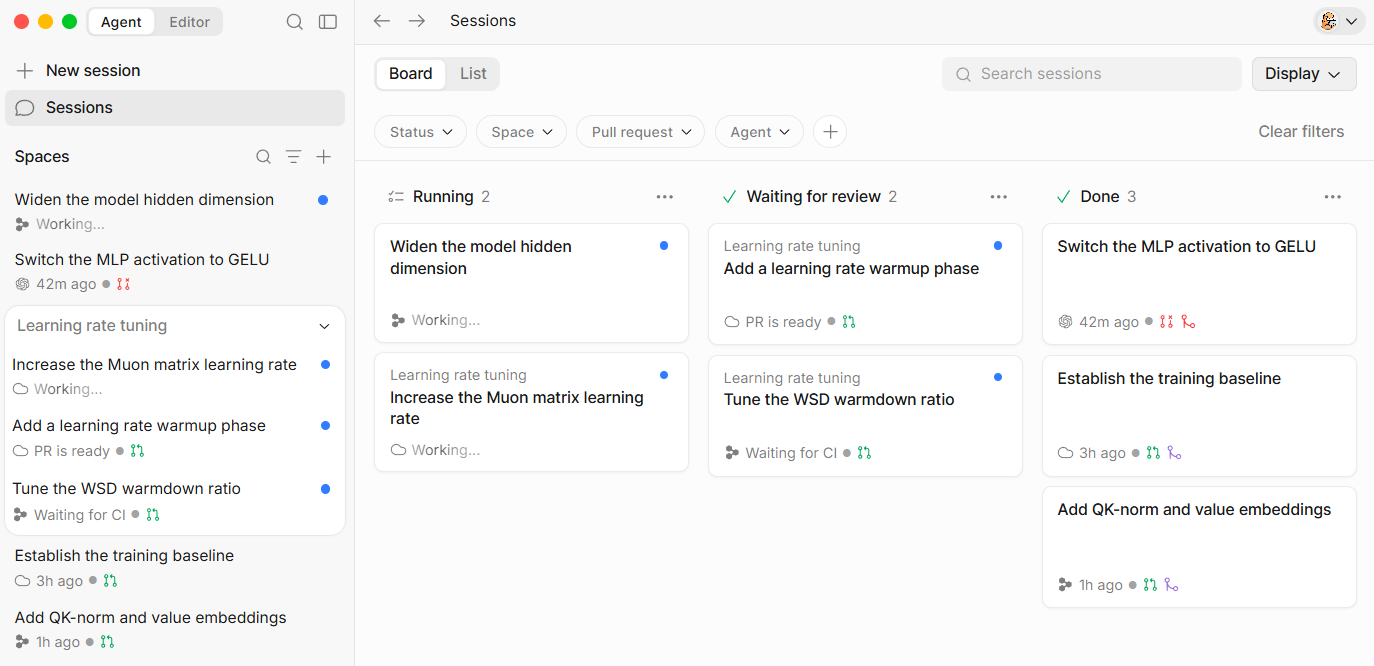 Devin Desktop Agent Command Center
